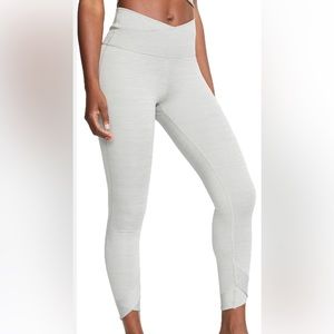 Nike yoga high waist tights 7/8 heather grey size medium